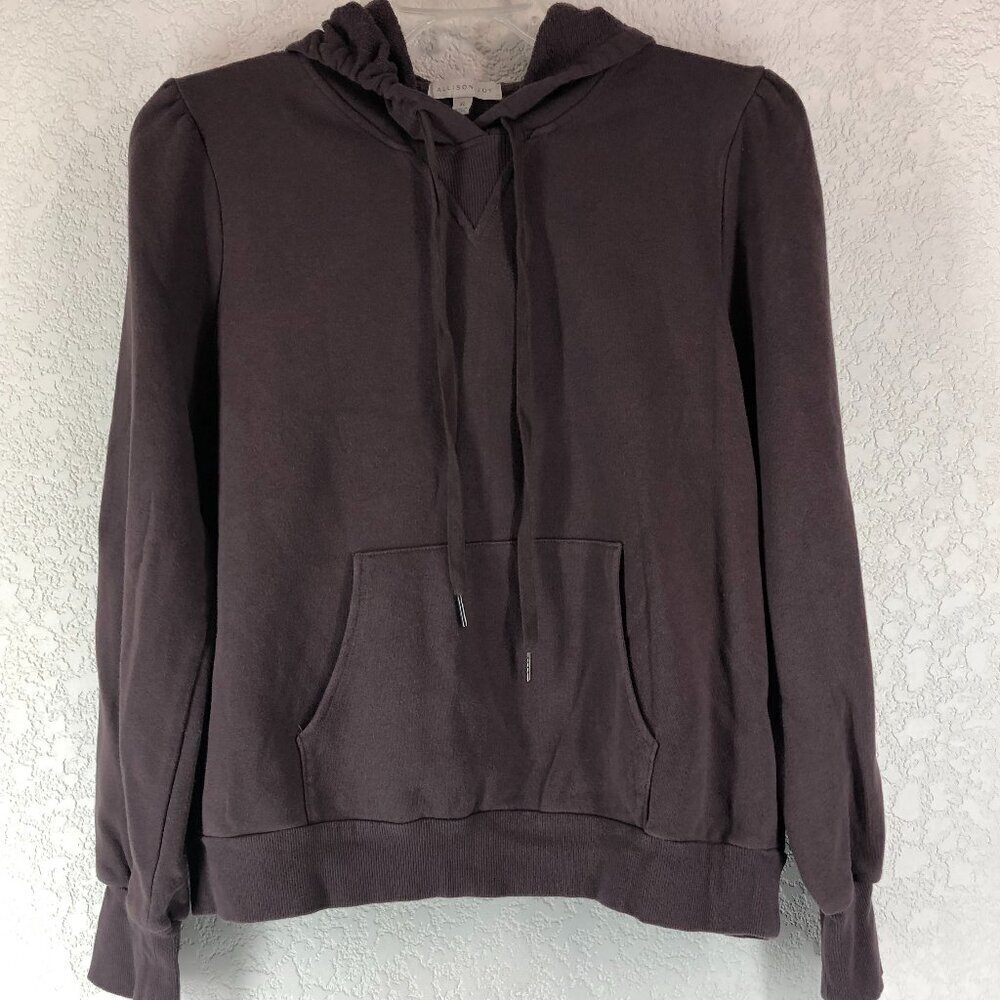 Allison Joy Puff Sleeve Hoodie With Kangaroo Pocket Size XL